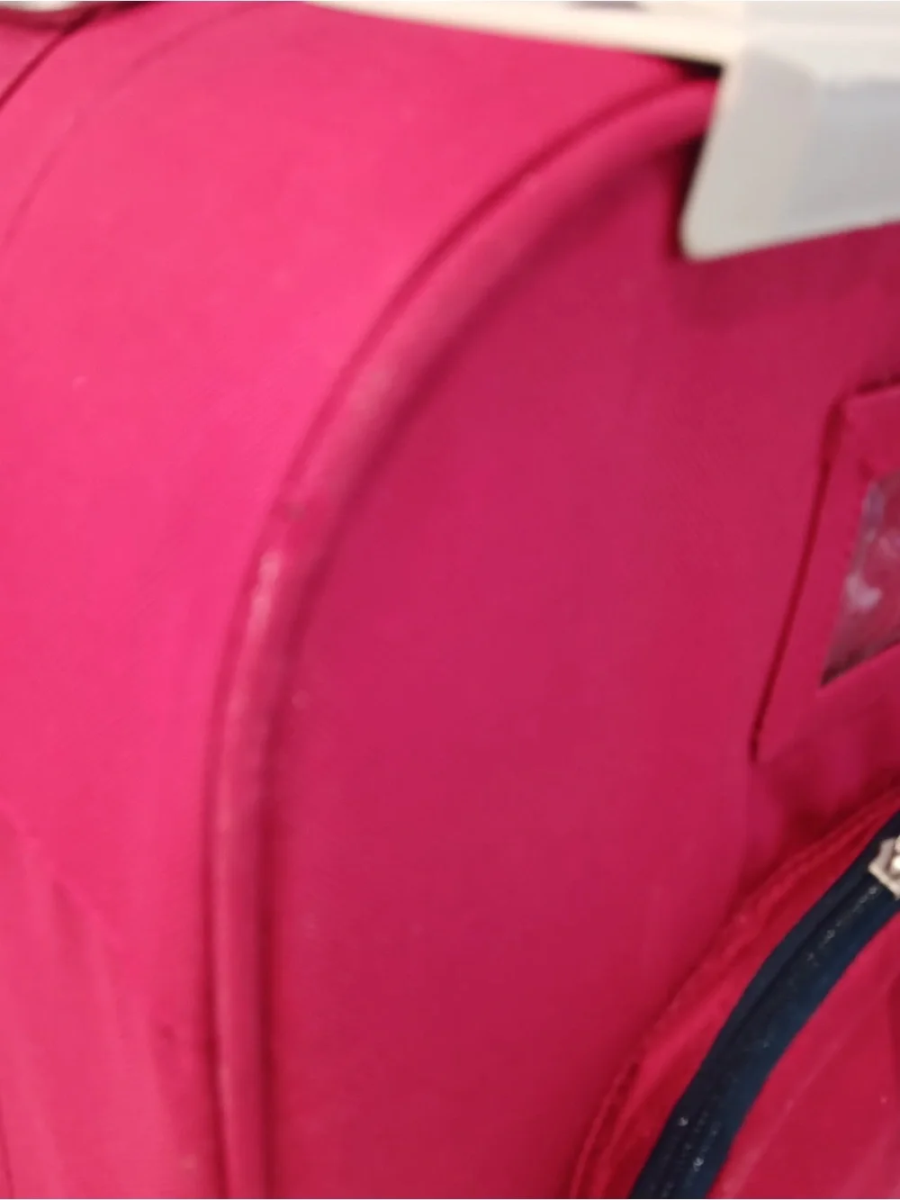 Pottery Barn Kids Monogrammed Red Carry Bag for kids suitcase